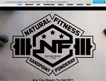 Tablet Screenshot of naturalfitnessgym.com